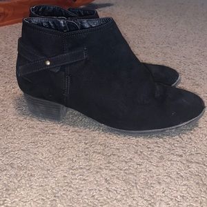 Black ankle boots